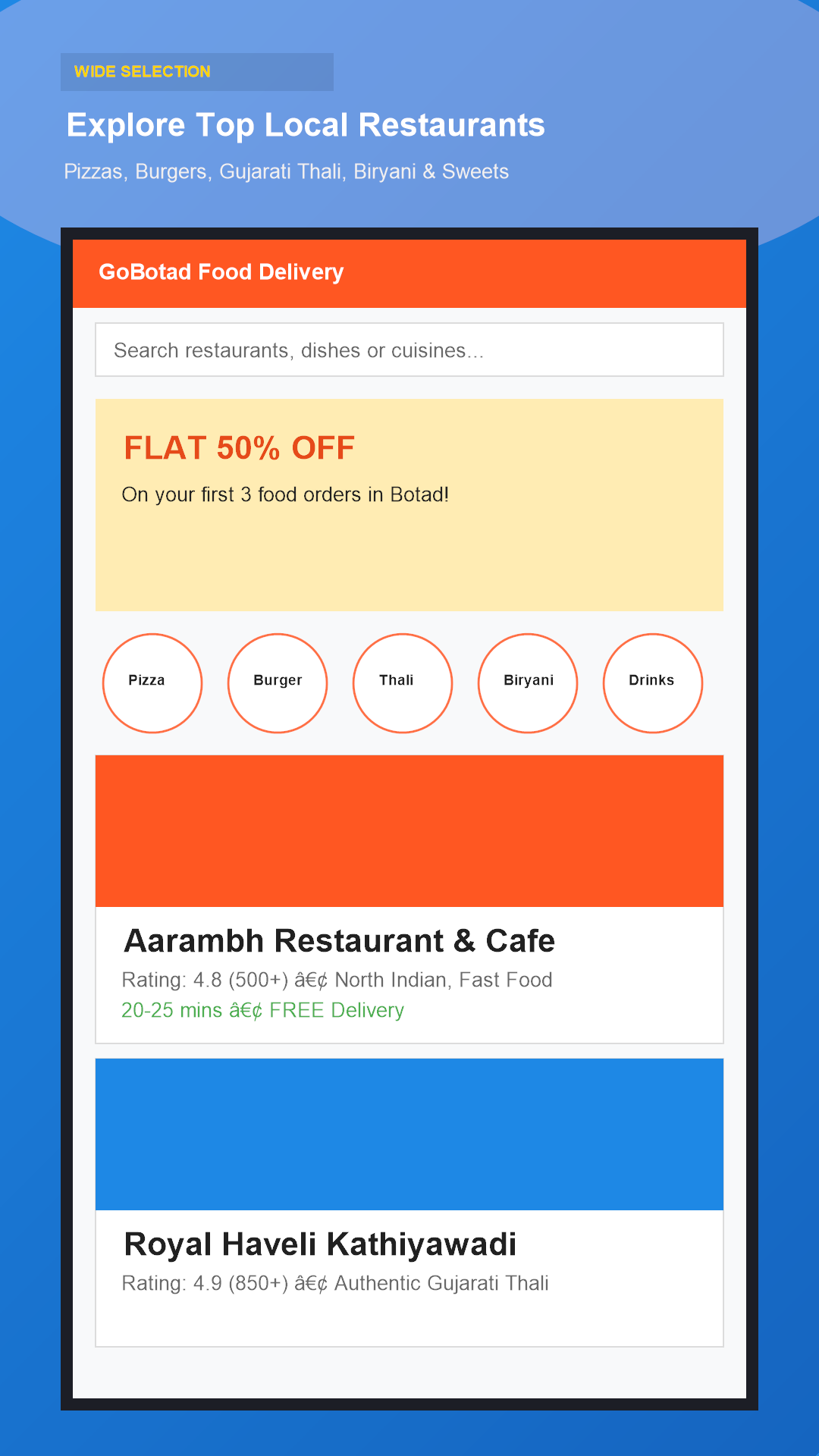GoFoodz Screen